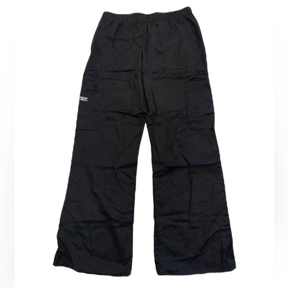 Cherokee Workwear Black Cargo Scrub Pants Sz M - Picture 1 of 8